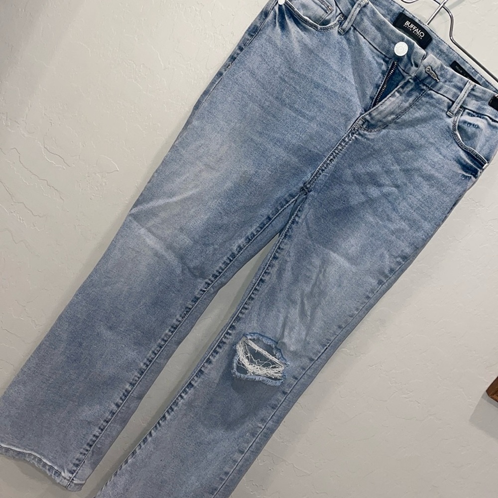 Buffalo David Bitton Kellie Semi Hi Rise Kick Crop Size 26